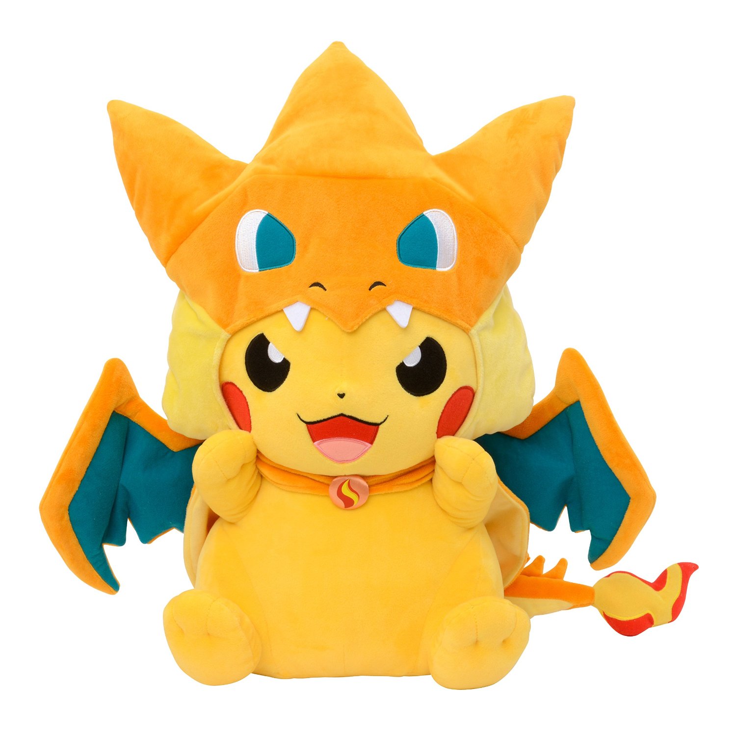 mega charizard y pikachu plush