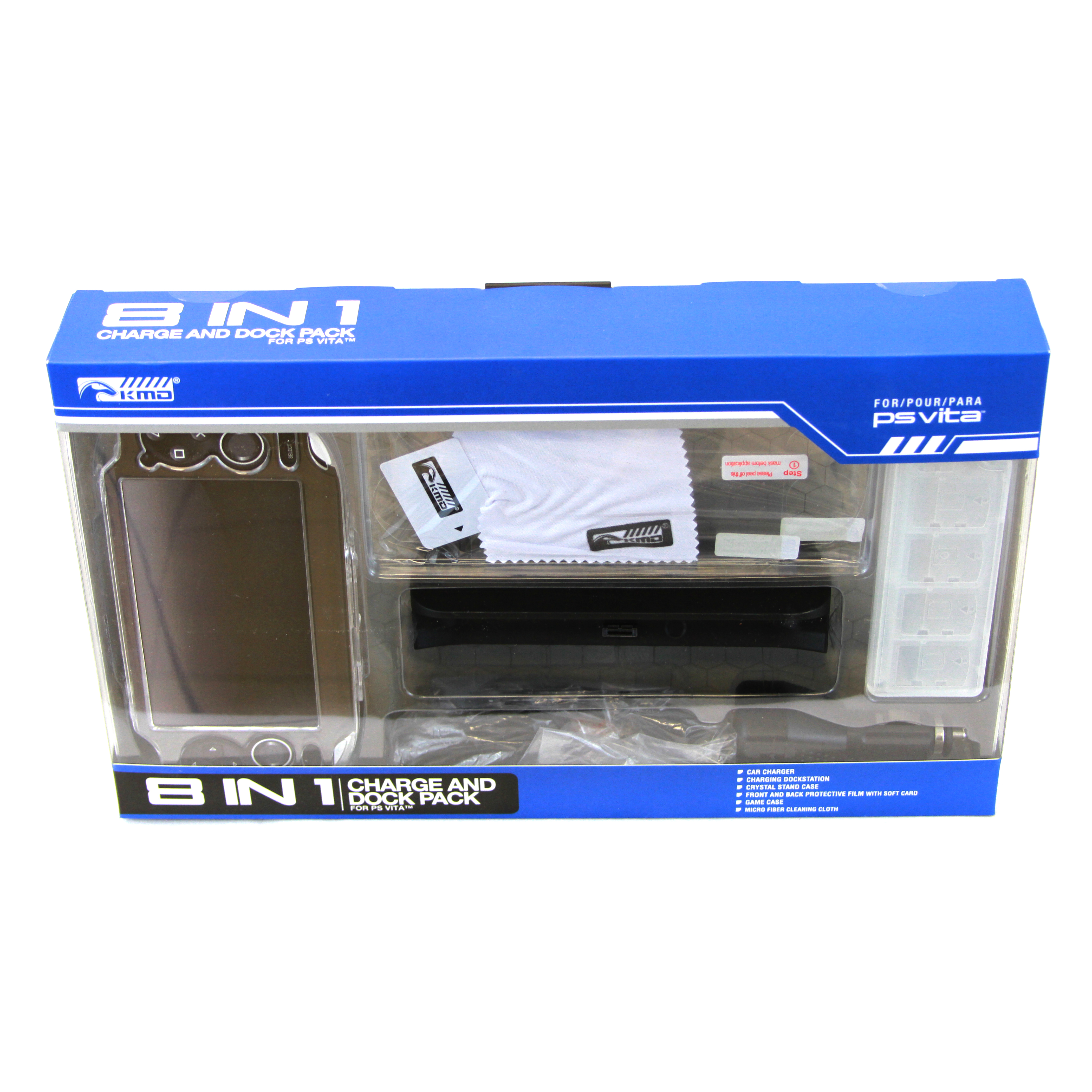 PlayStation Vita 1000 Charge and Dock Station 8 in 1 Bundle KMD (Travel