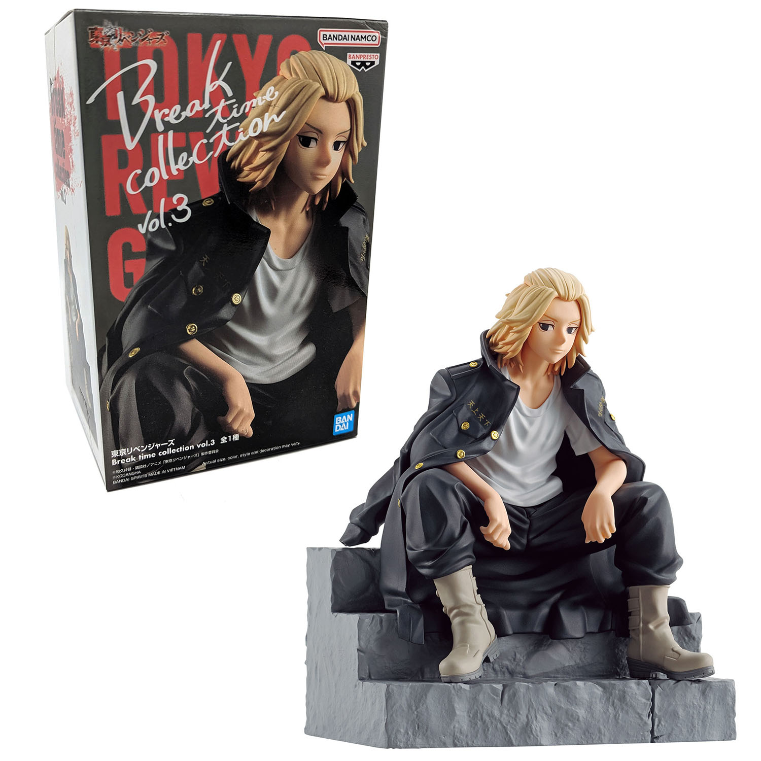New Manjiro Sano TOKYO REVENGERS Break Time Collection Figure (Banpresto) Vol. 3 - Picture 1 of 6