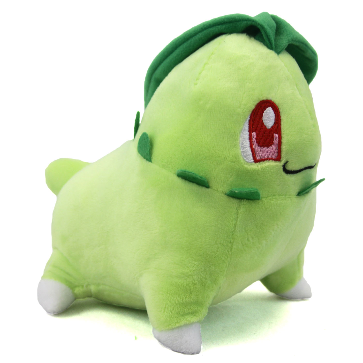 sleeping chikorita plush