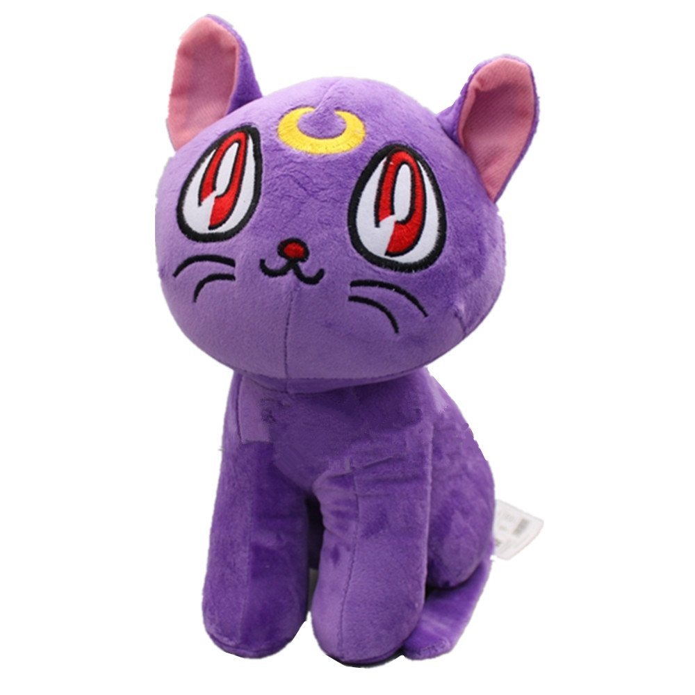 BLACK LUNA CAT New Runa Sera Mun Sailor Moon 6/" Plush Soft Stuffed Plushie