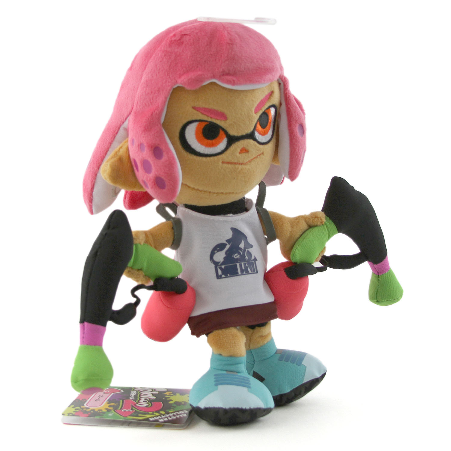 Splatoon 9 Plush Inkling Girl Pink New Little Buddy 1660 Official