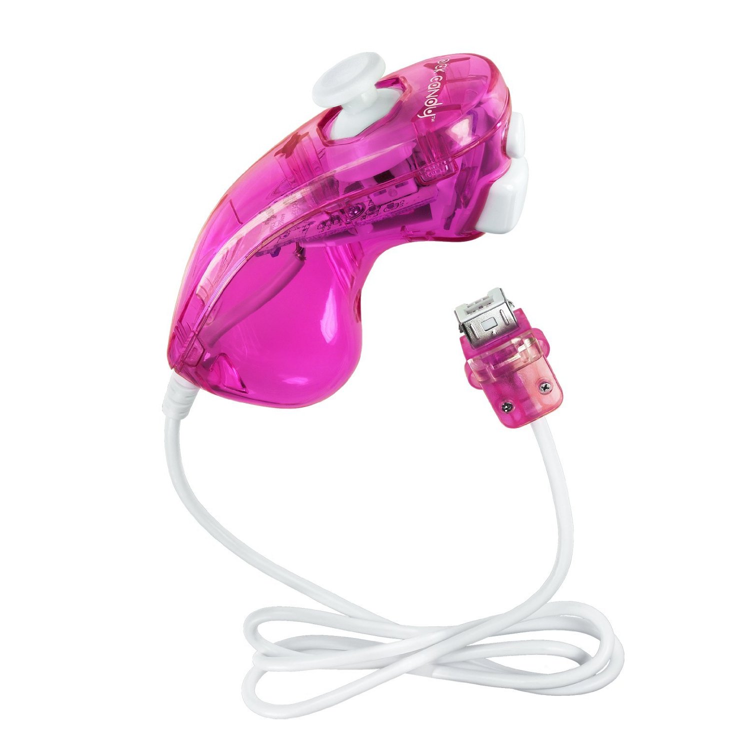 Nintendo Wii U PINK Rock Candy Nunchuk Controller PDP PL8580 New (Wii