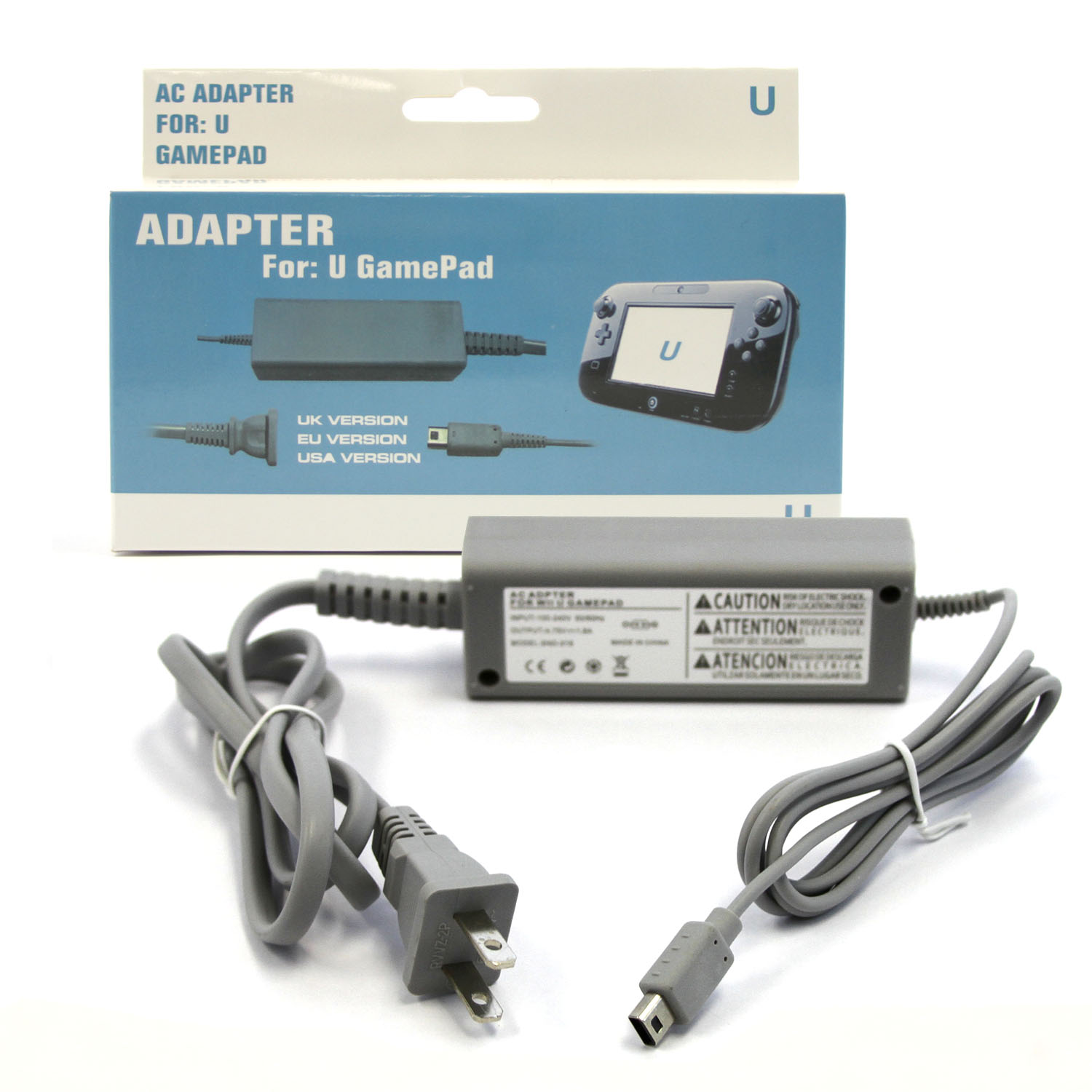 New Wii U Game Pad Controller AC Adapter 100240V Hexir (Wall Power