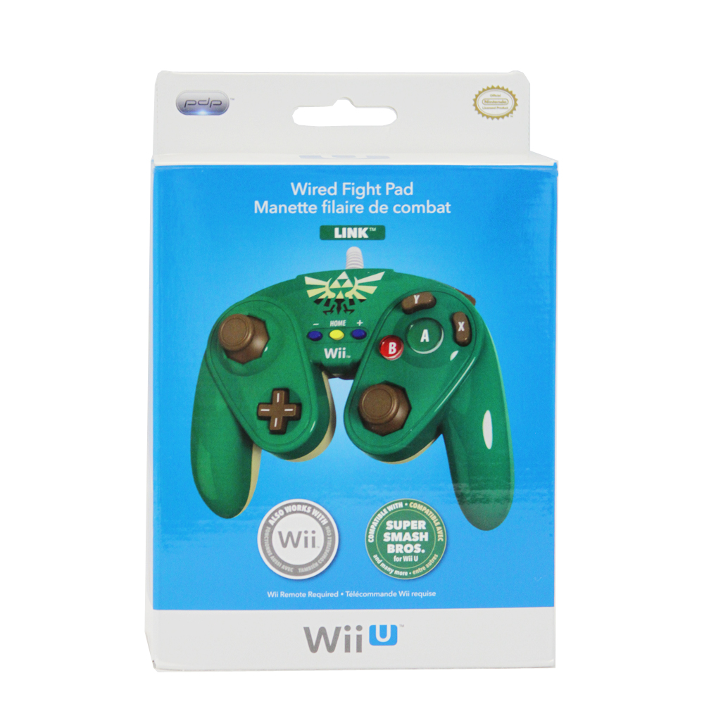 New Wii Genuine LINK Wired Battle Pad Classic Controller (PDP) Wii U