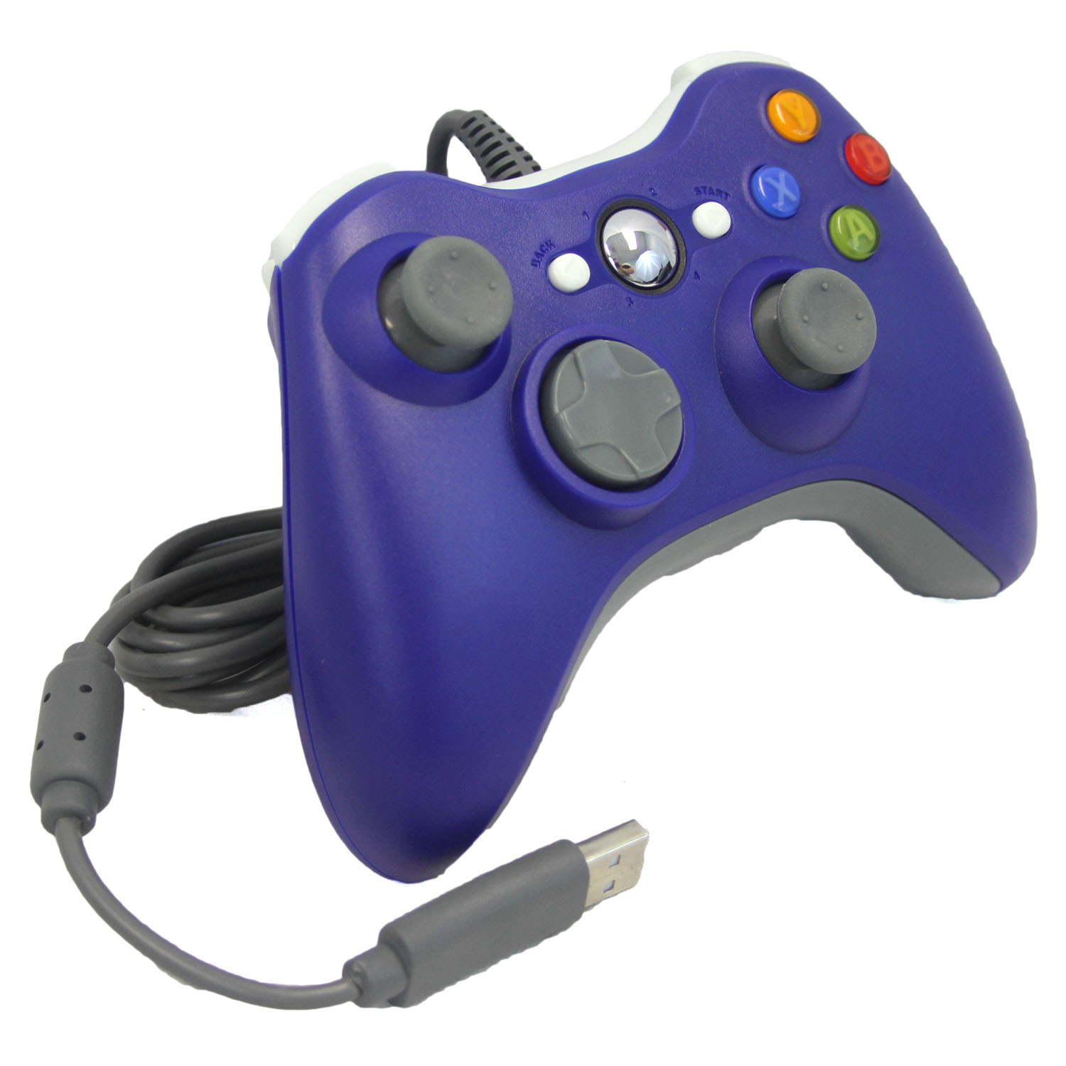 Xbox 360 Wired BLUE Controller Pad New (Hexir) Wired Gamepad PC USB 30656849319 eBay