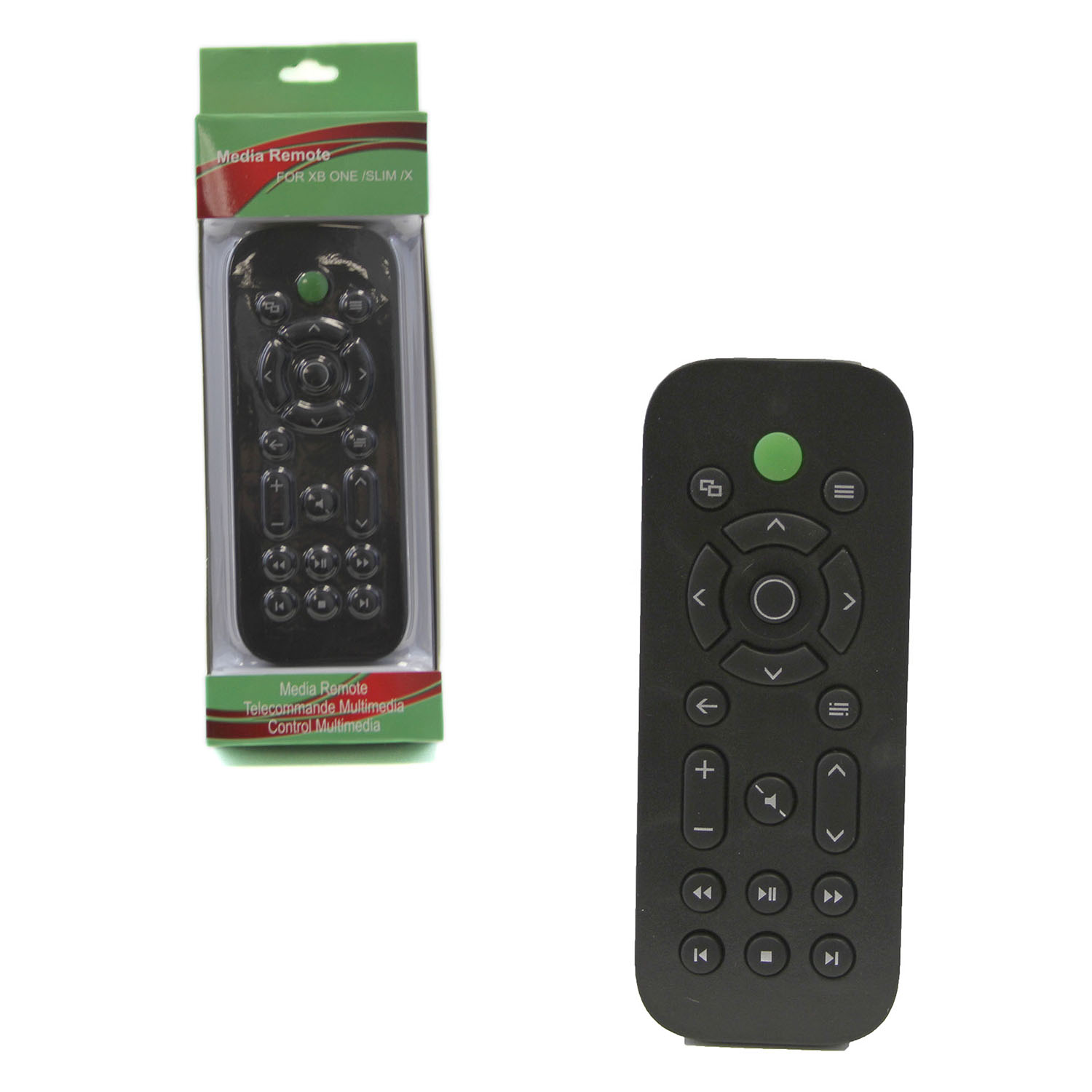 Xbox One Media Remote Control Black (Hexir) NEW BluRay Hulu Netflix