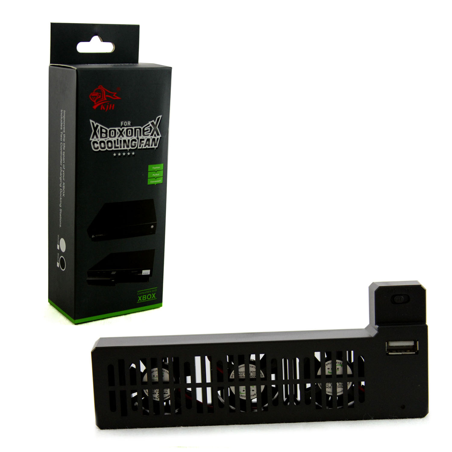 NEU Xbox One XLüfter Ladeluftkühler SnapOn USB Inter Kühler Kreislauf